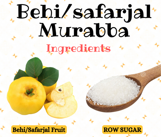 CACTUS SPICES Homemade | Behi Muraba | Safarjal Muraba | Quince Muraba | | Immunity boosters | No Harmful Preservative | 800g