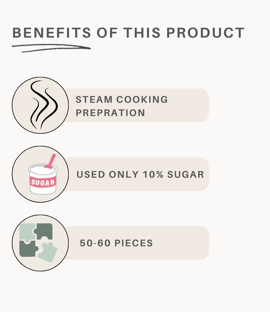 CACTUS SPICES | STEAMED MURABBA | DRY AMLA Murabba | Only 10% Sugar Used  | 50-60 Pieces | No Preservative | 400G