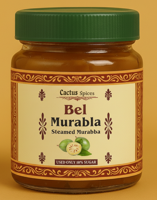 CACTUS SPICES | STEAMED MURABBA | DRY BEL Murabba | Only 10% Sugar Used  | 50-60 Pieces | No Preservative | 400G