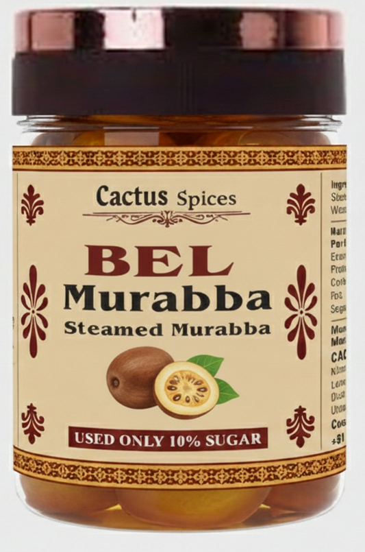 CACTUS SPICES | STEAMED MURABBA | DRY BEL Murabba | Only 10% Sugar Used  | 50-60 Pieces | No Preservative | 400G