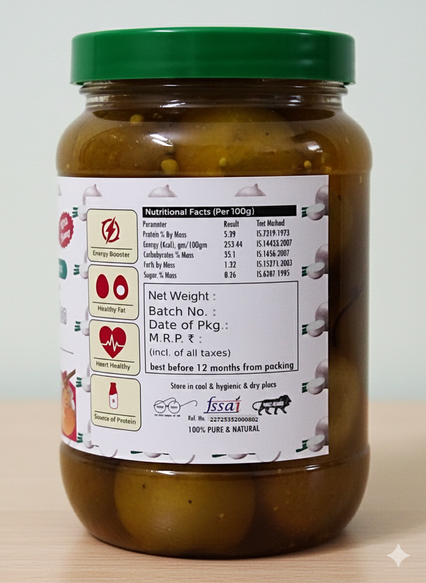 CACTUS SPICES HOMEMADE | White Onion Murabba (Safed Pyaaz Murabba) | Row forest Honey |